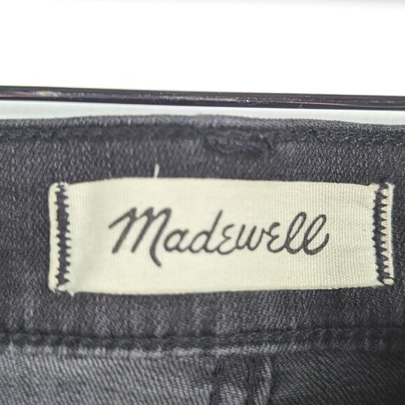 Madewell Jeans Women's Size 23 Cali Demi Boot Gray Button Fly - Picture 6 of 9